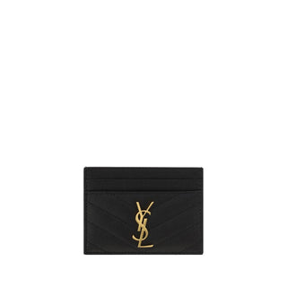 Saint Laurent Black Calf Leather Bos Taurus Wallet