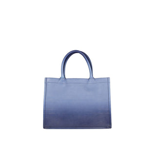 Dior Blue Calfskin Tote Bag