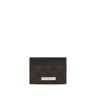 Gucci Brown Fabric Wallet
