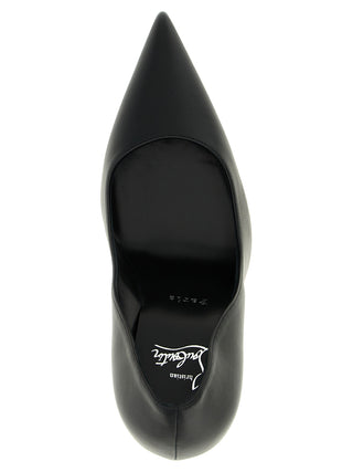 Christian Louboutin Black Lamb Leather High Heel Pumps