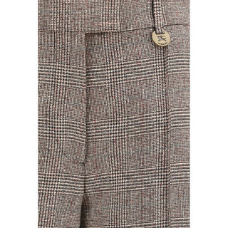 Burberry Beige Wool Oves Aries Dress Pants