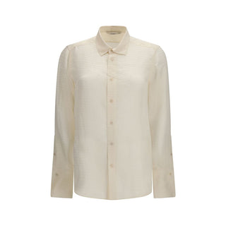 Fendi Beige Silk Shirt
