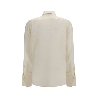 Fendi Beige Silk Shirt