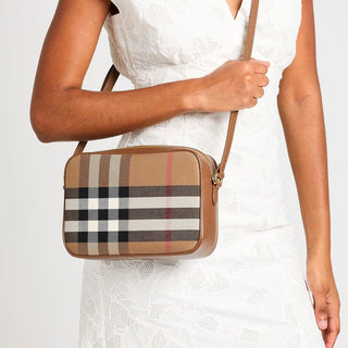Burberry Brown Leather Crossbody Bag