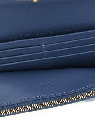 Fendi Blue Cotton Cardholder