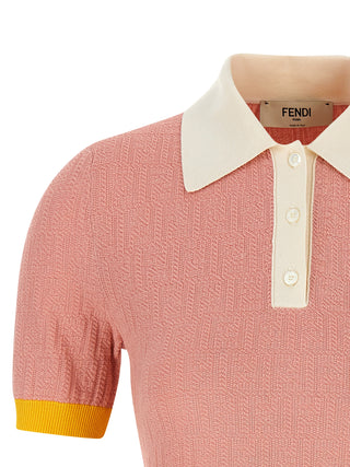 Fendi Multicolor Cotton Short Dress