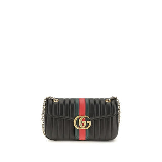 Gucci Black Calf Leather Bos Taurus Shoulder Bag
